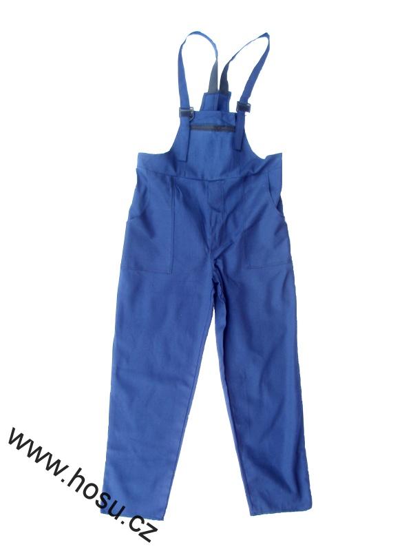 Montérkové kalhoty s laclem - modré