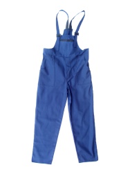 Montérkové kalhoty s laclem - modré